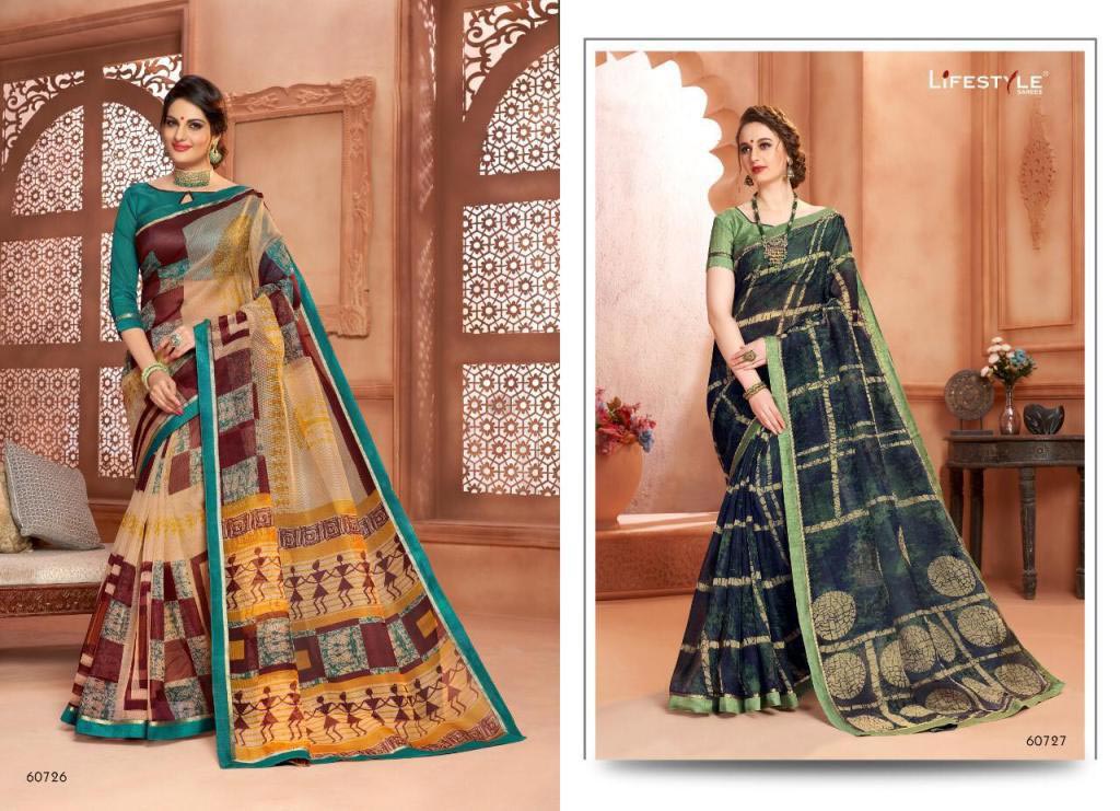 Lifestyle Sarees Charumitra Vol 30 Cotton Print Saree Lifestyle Sarees Charumitra Vol 30 Cotton Print Saree
